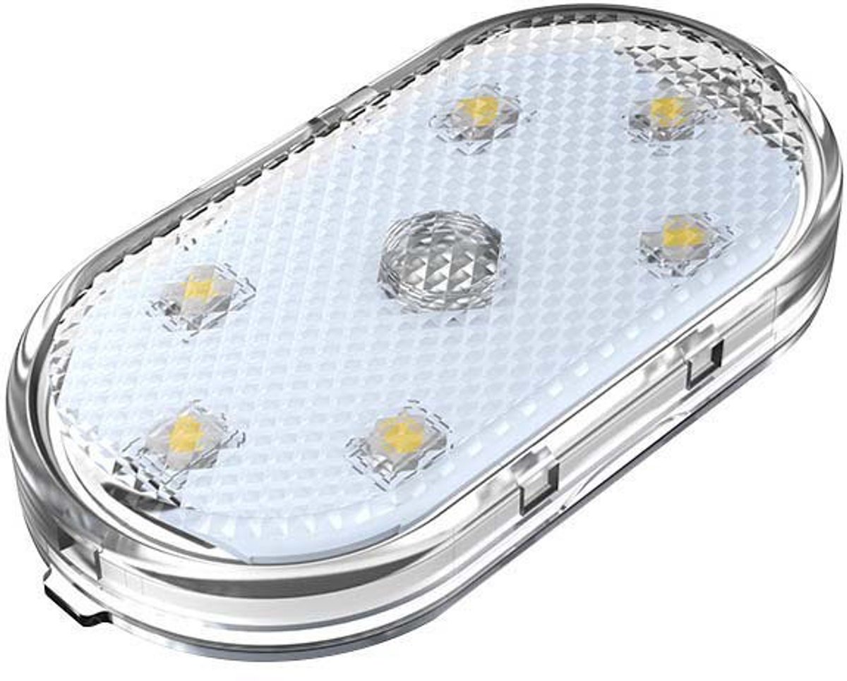 LED Car Lights - LED Car Lighting - 1 Pack - LED Interior Car Lighting - 7 Color Ambient Car Lighting - USB Rechargeable Car Reading Lights - Portable - Image 1