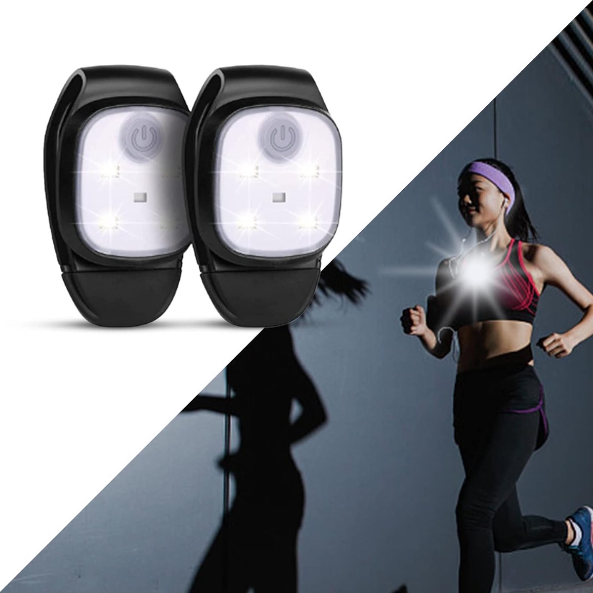 Running light - Chest lamp - Running chest lamp - Chest walker - USB rechargeable - Image 1