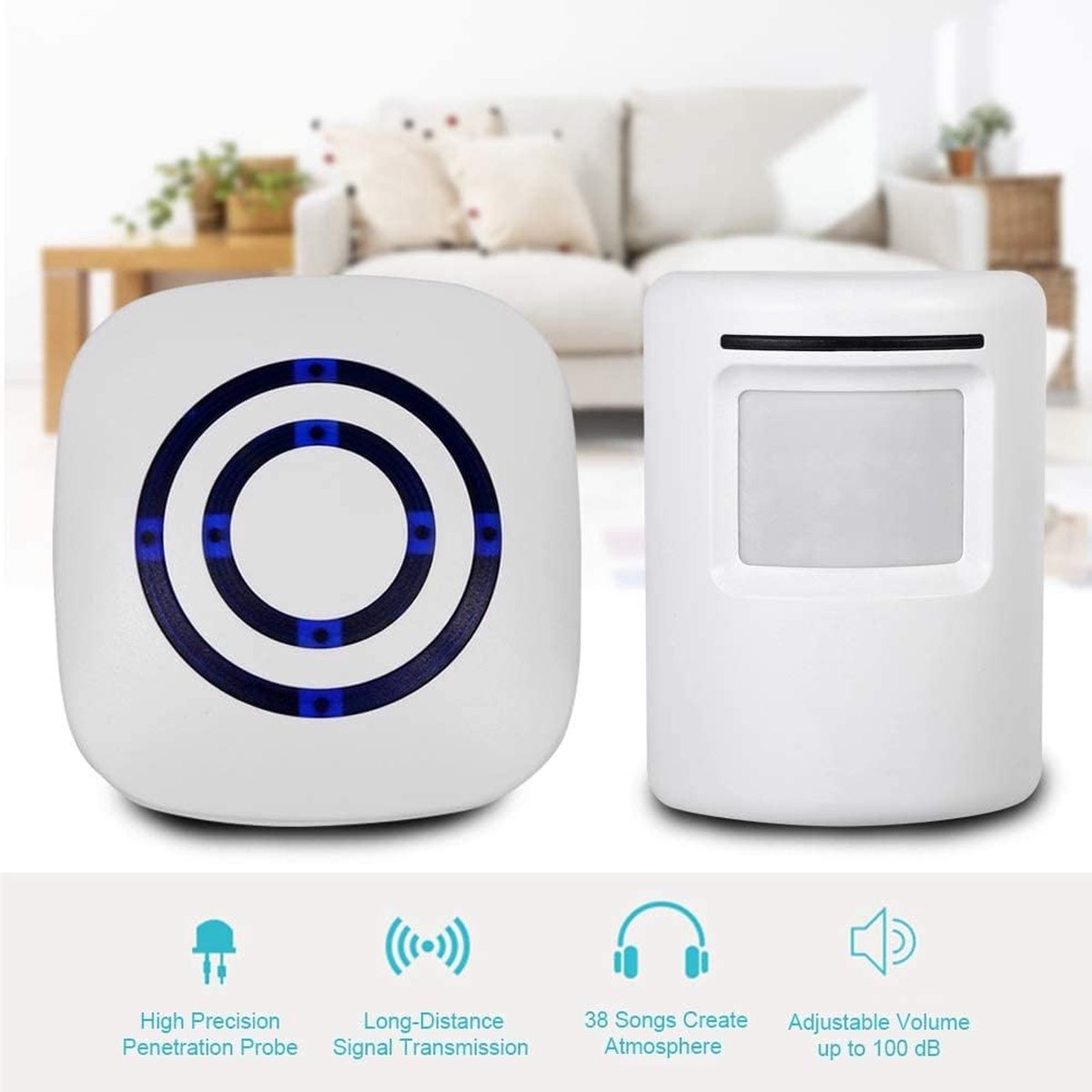 Entry detector - Passage detector - Wireless entry detector - Entry detector - Security - Image 2