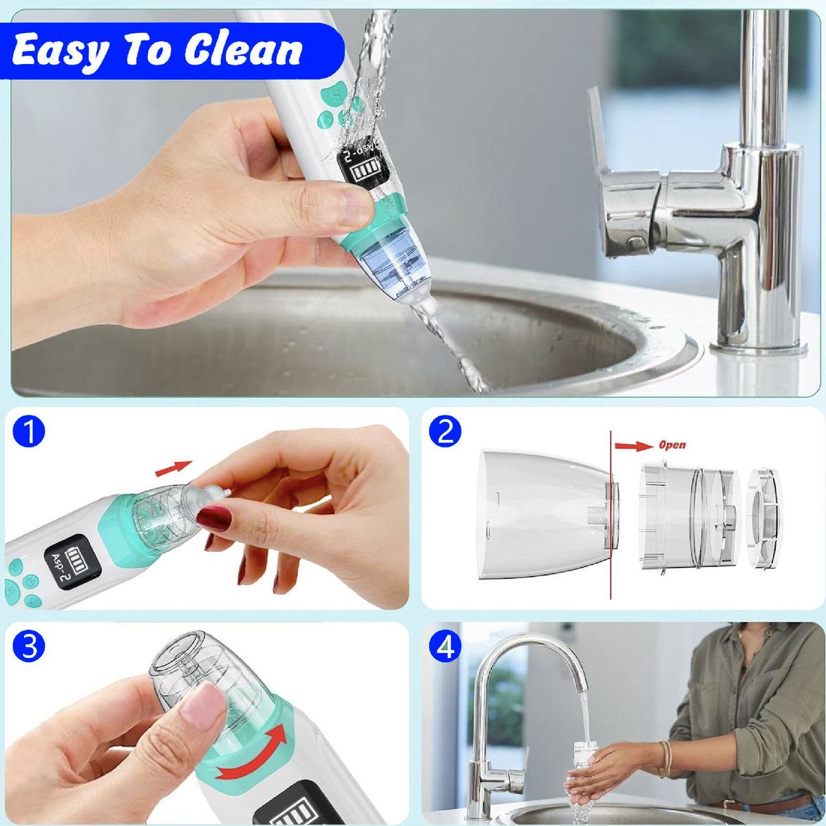 Electric Nasal Aspirator for Babies - Electric - Nasal Spray - Nasal Aspirator - Nasal Aspirator - PRO - Image 4