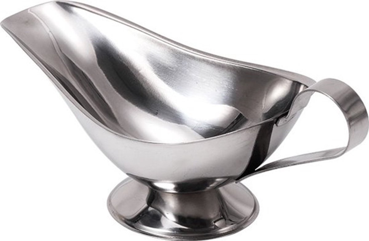 Gravy Boat - 240 ml - Pouring Jug - Stainless Steel Gravy Pitcher - Food-grade stainless steel gravy jug for juices, sauces, and roasting gravies - Image 1