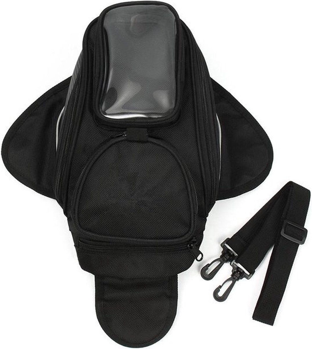 Black Phone Handlebar Tank Bag - Image 4