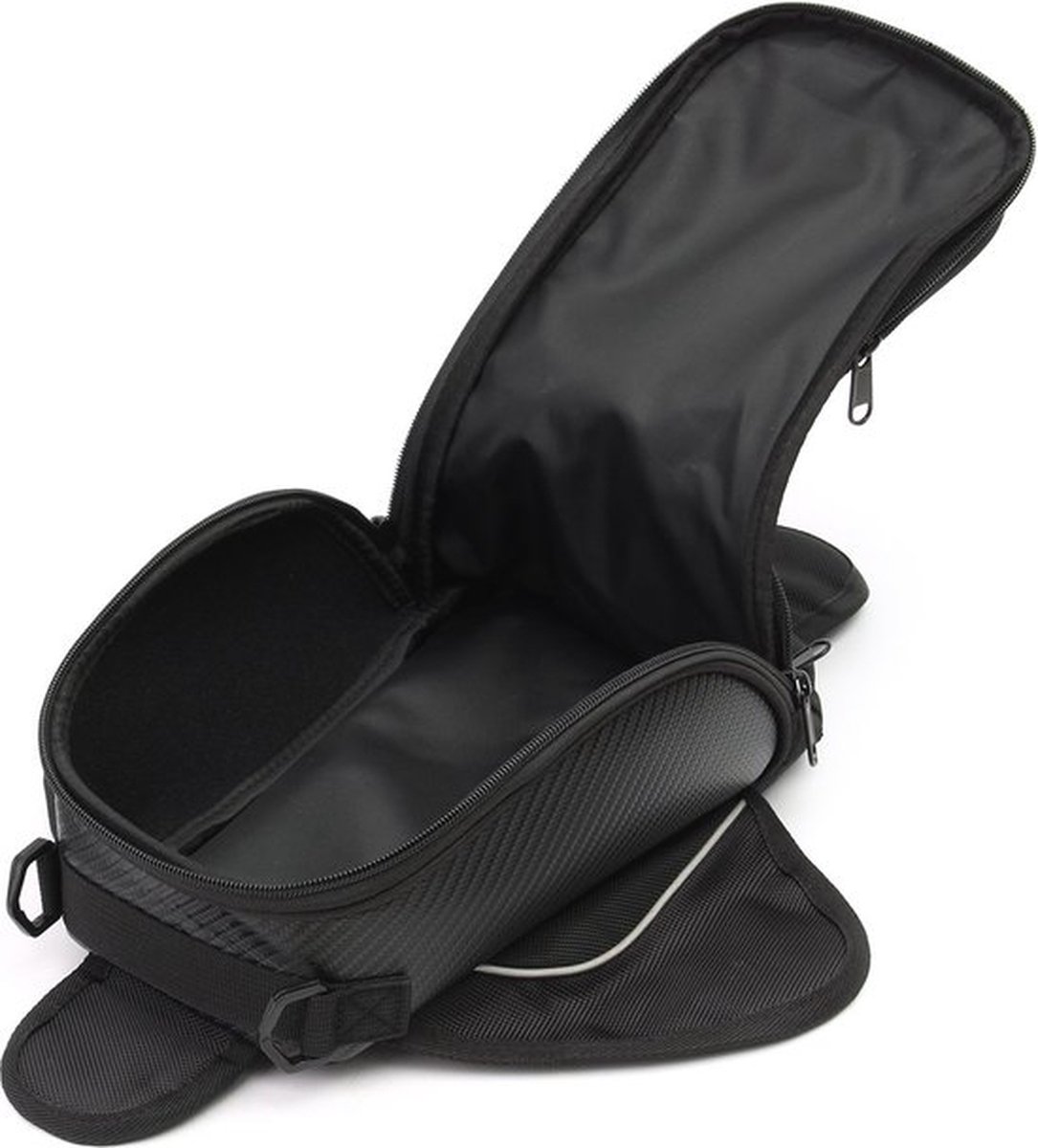 Black Phone Handlebar Tank Bag - Image 5