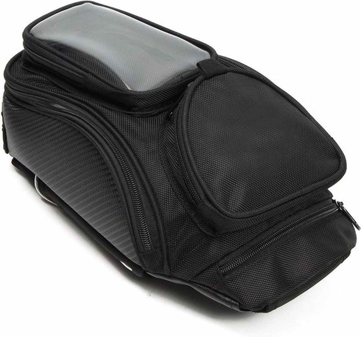 Black Phone Handlebar Tank Bag - Image 6