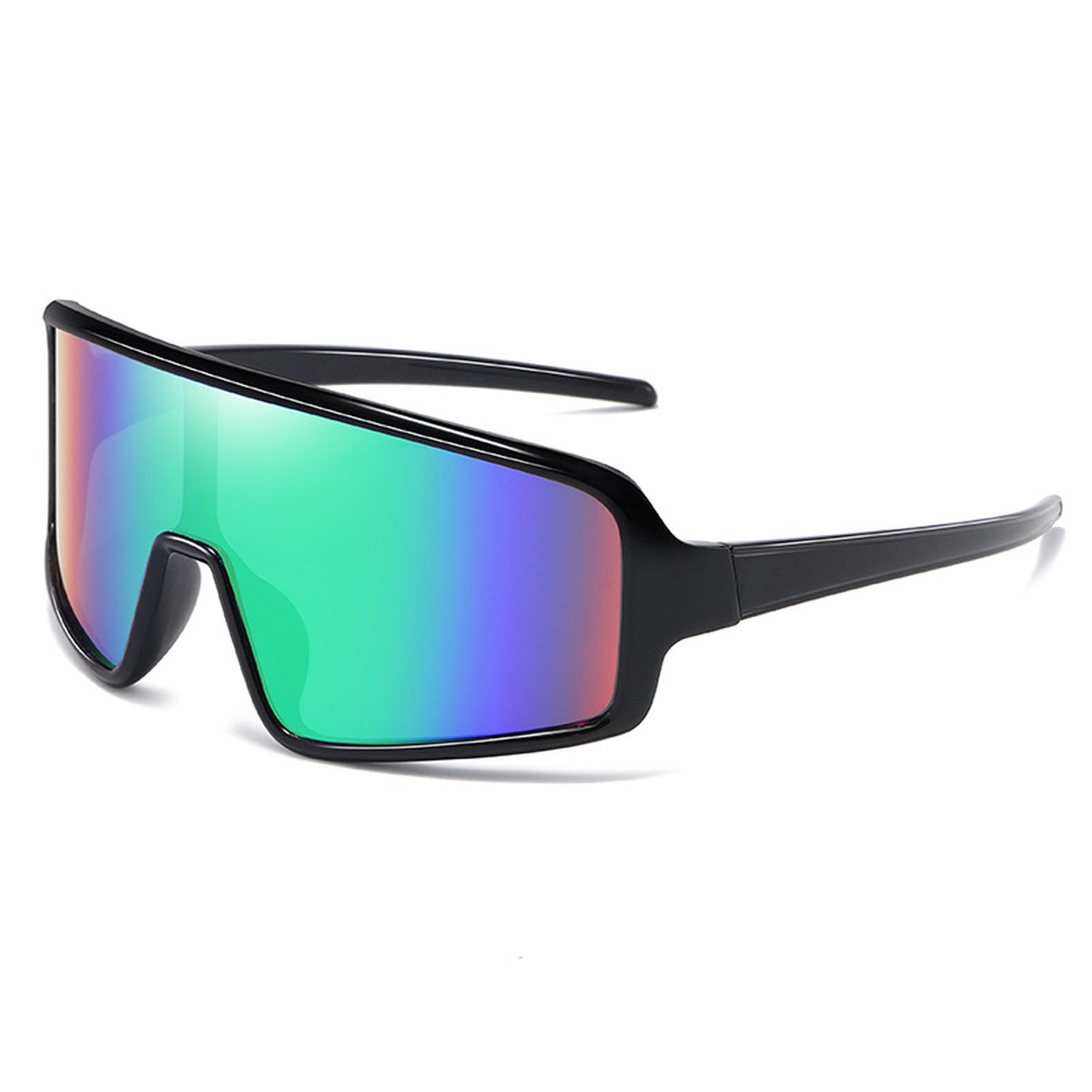 Sport Sunglasses - Green - Extra Large Frame - Cycling Glasses, Sports Glasses - Image 1