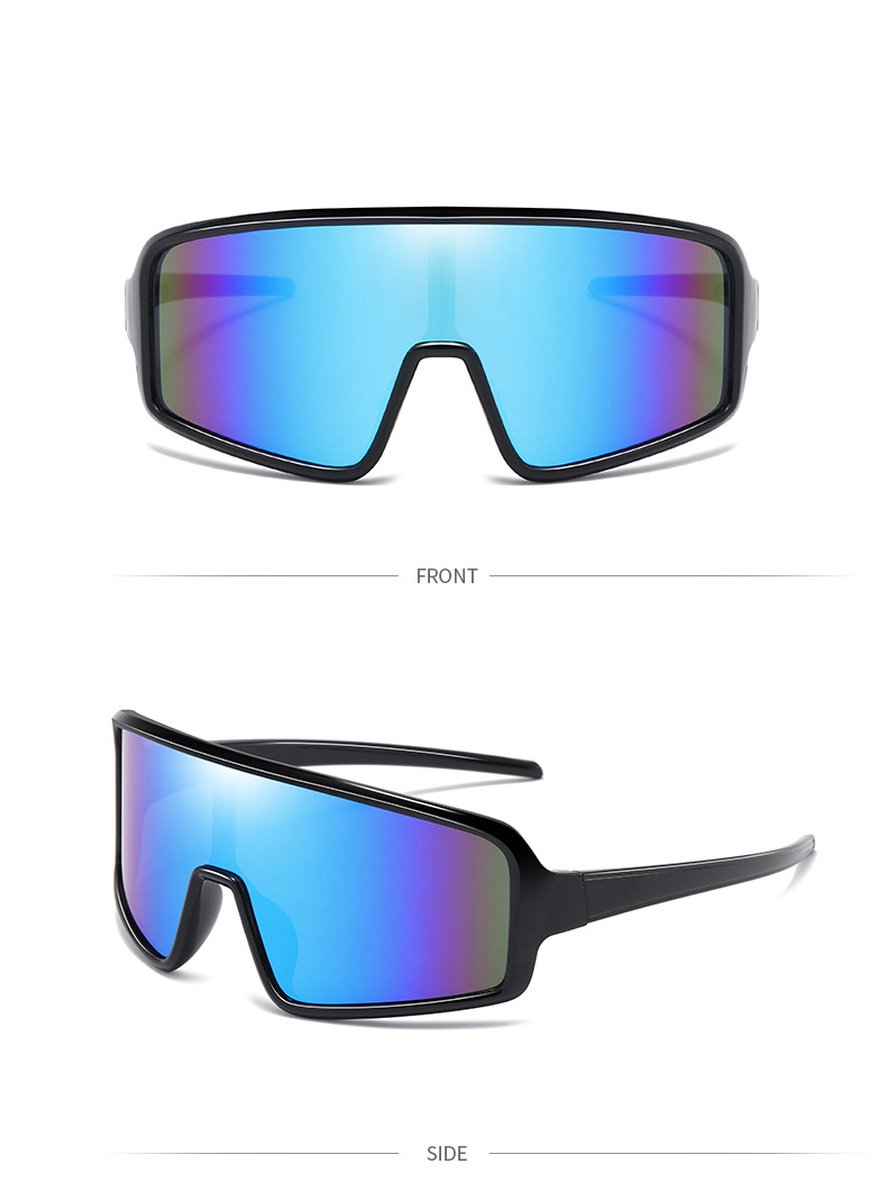 Sport Sunglasses - Blauw - extra-large frame - cycling glasses, sports glasses - Image 2