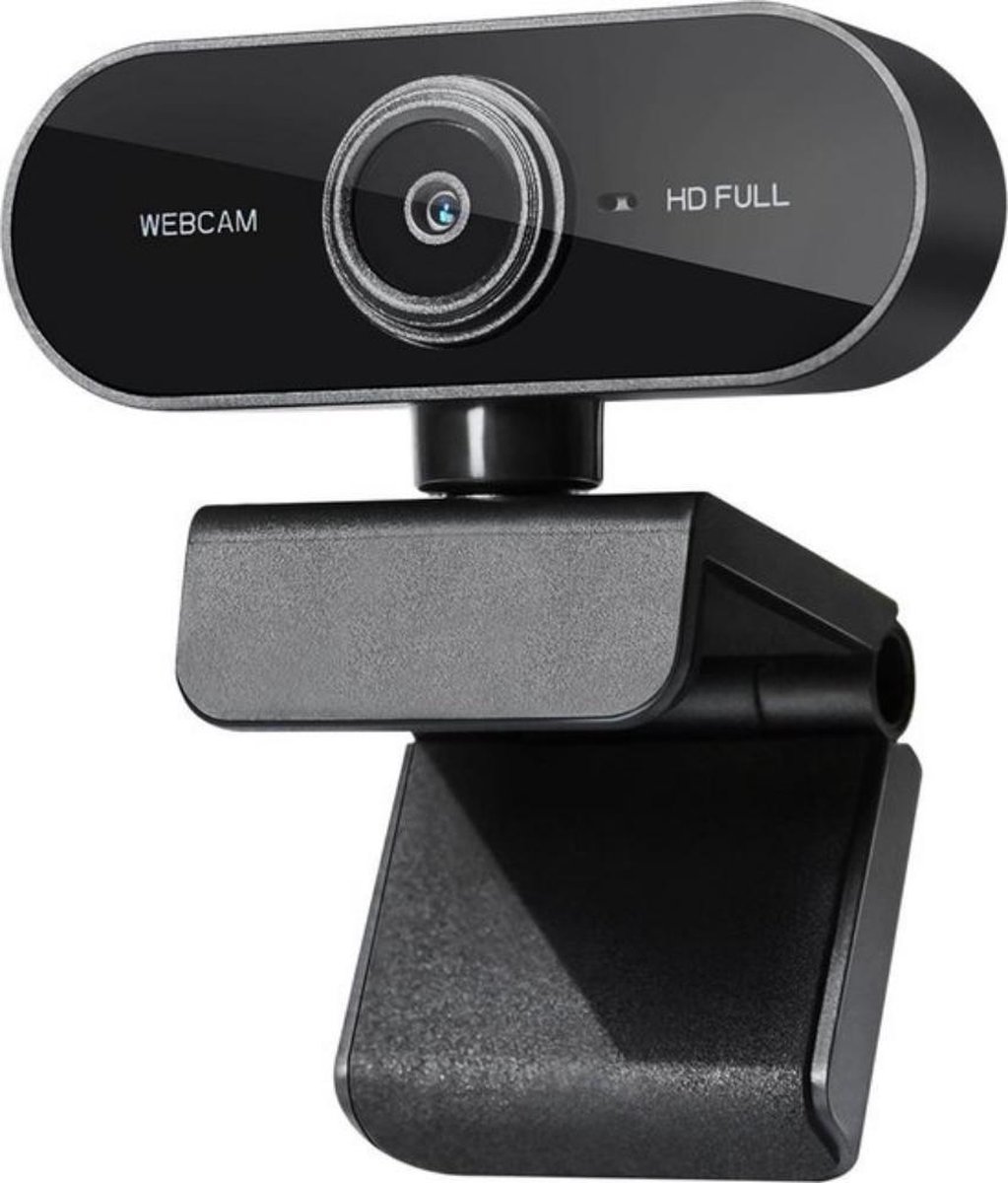 Full HD Webcam - 1080p - Webcam with Microphone - Computer - Laptop - Autofocus - Work from Home - Webcam for PC - USB - Black - Windows & Mac - Black Friday 2020 Deals - Image 1