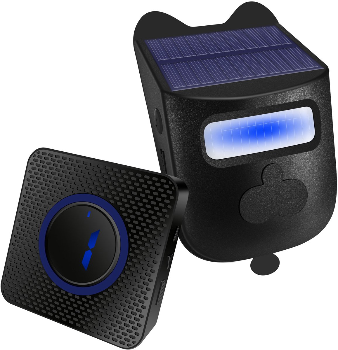 Driveway Alarm - Entry Detector - Solar Driveway Alarm - Passage Detector - Wireless = Security - Weatherproof Access Detector - Image 1