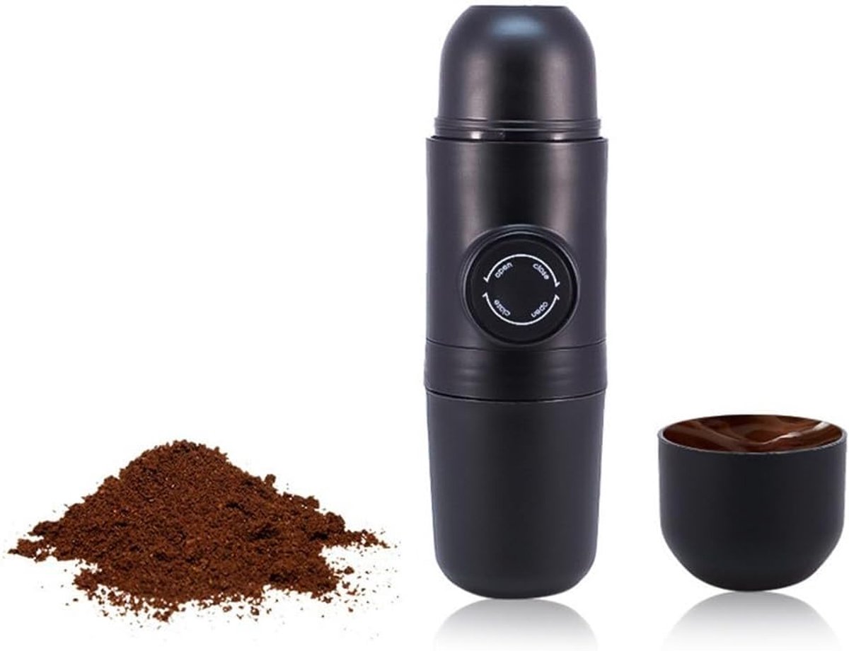 Portable manual coffee maker for travel – ideal for outdoor camping - Image 1