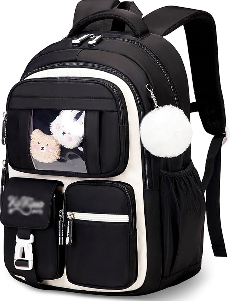 Girls' Backpack, Breathable Backpack for Girls, Grades 1-5, Casual School Bag for Kids, Elementary School, Secondary School - Image 1
