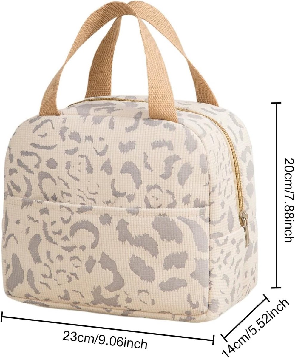 Children's Lunch Bag - Reusable Lunch Bag - Lunch Bag - Lunch Bag for Boys and Girls - Mini Insulated Bag 6L - Small Insulated Picnic Bag - For Work, School, Picnics and Travel (Beige) - Image 6