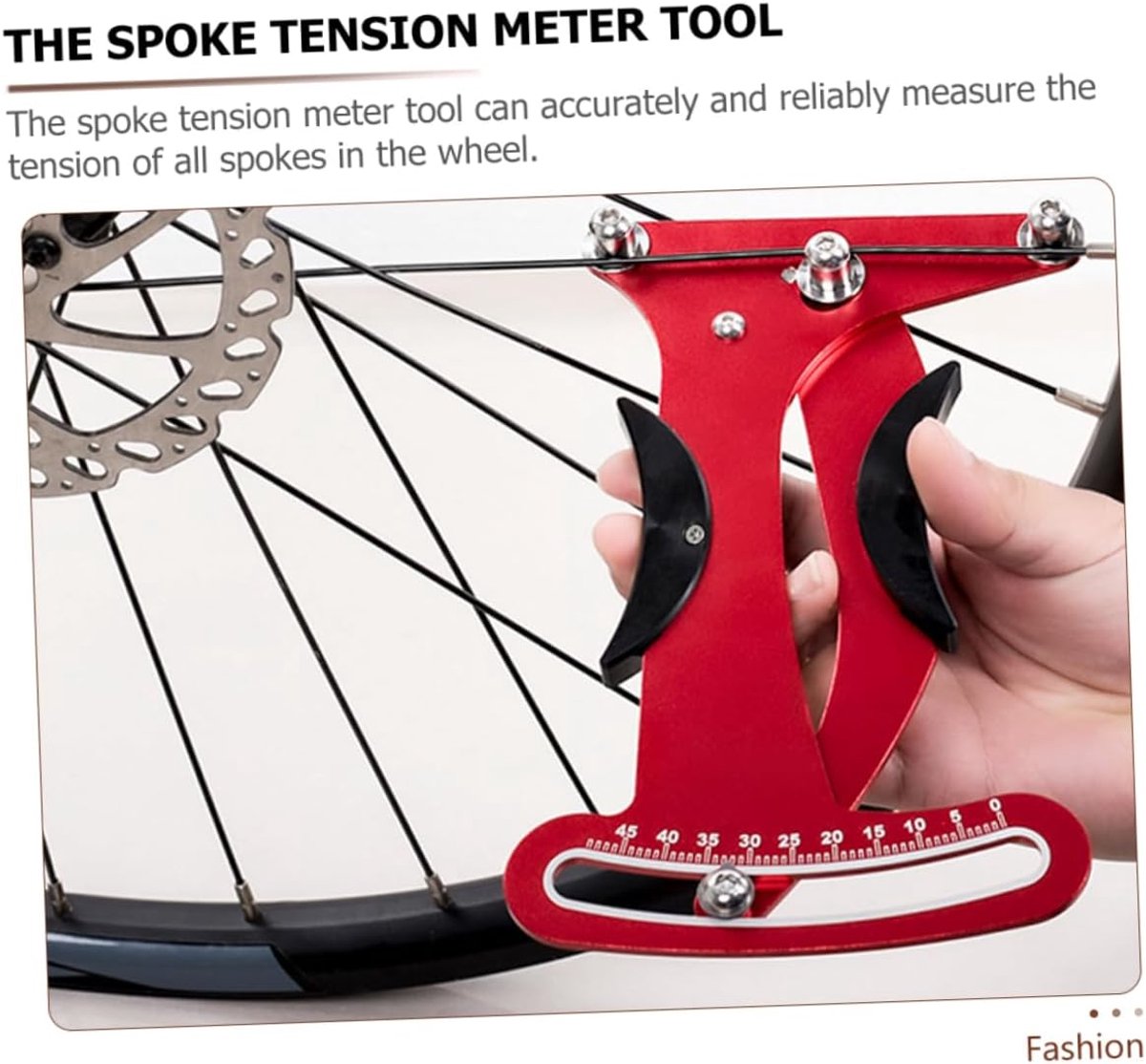 Spoke Tension Meter - Bicycle Spoke Tools - Spoke Tensioner - Portable Tension Meter - Wear-Resistant for Accurate Bicycle Measurement - Compatible with Bladed Spokes - Durable Construction - Image 5