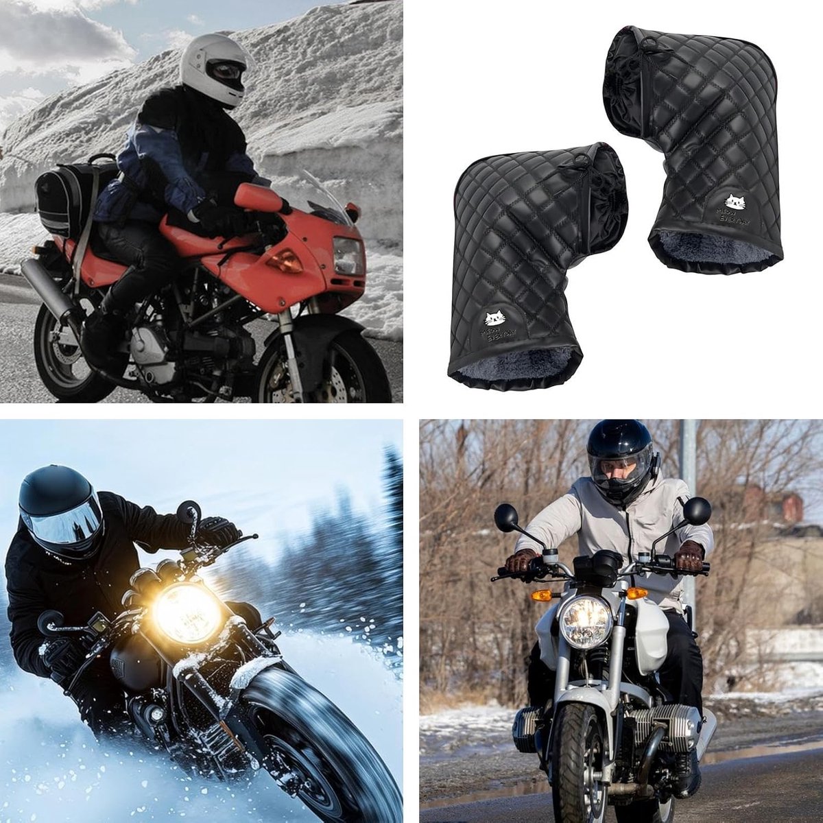 Driving Gloves | Waterproof Winter Hand Protectors, Insulating and Windproof Mittens for Women and Men, Ideal for Mountain Biking, Scootering, Sports and Motorcycling. - Image 2