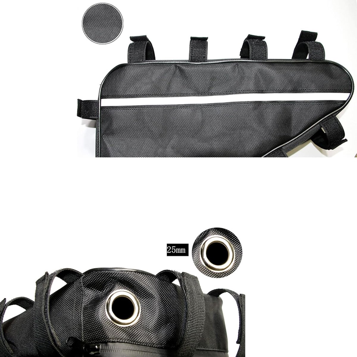 Bicycle bag - Driehoek bag for electric mountain bike battery - Waterproof Oxford cloth box - Large modification - Bicycle box - Bicycle storage tool set (39 x 36 x 22 cm) - Image 3