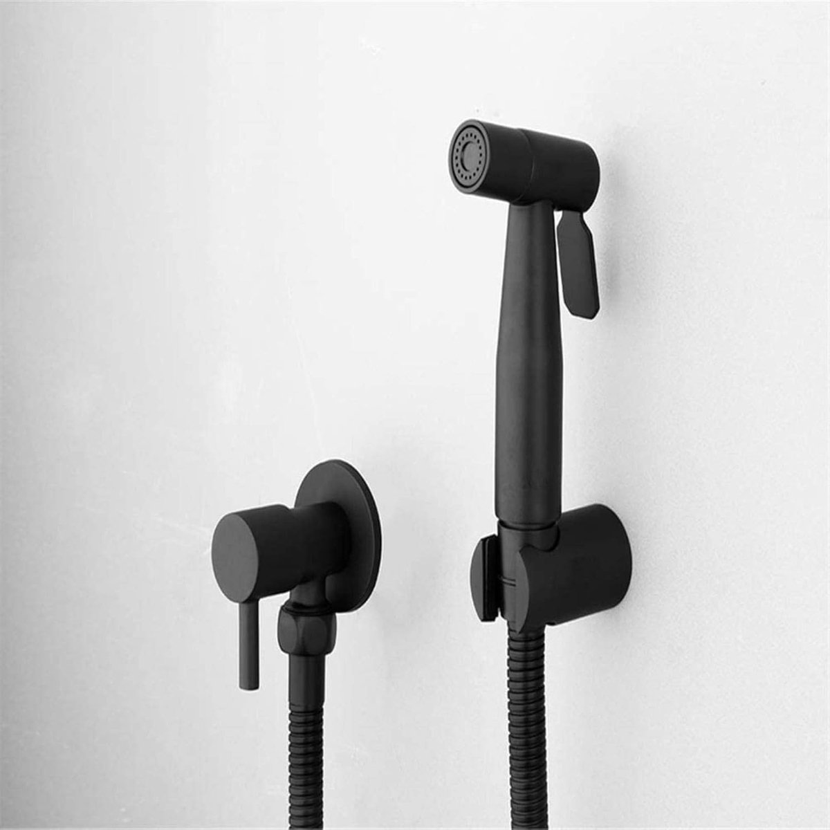 Shower head - Bidet Black, hand shower in the bathroom, toilet sprayer, stainless steel, toilet faucet - Image 1