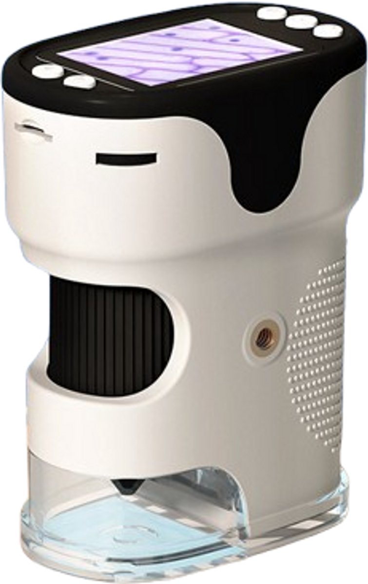 Children's Microscope - 1000X Portable Digital Microscope - 0-inch Screen - Rechargeable - With Slide Set - Mini Pocket Telescope, Educational Gift for Children Ages 4-12 - Image 1