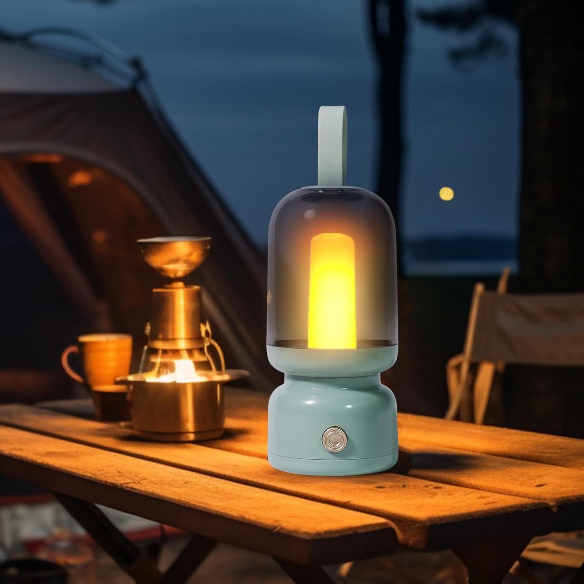 Camping lamp - camping light - tent light - camping lanterns - LED tent lantern - for children's room, tent, bedroom, living room, hiking, fishing, outings, cruising - Image 2