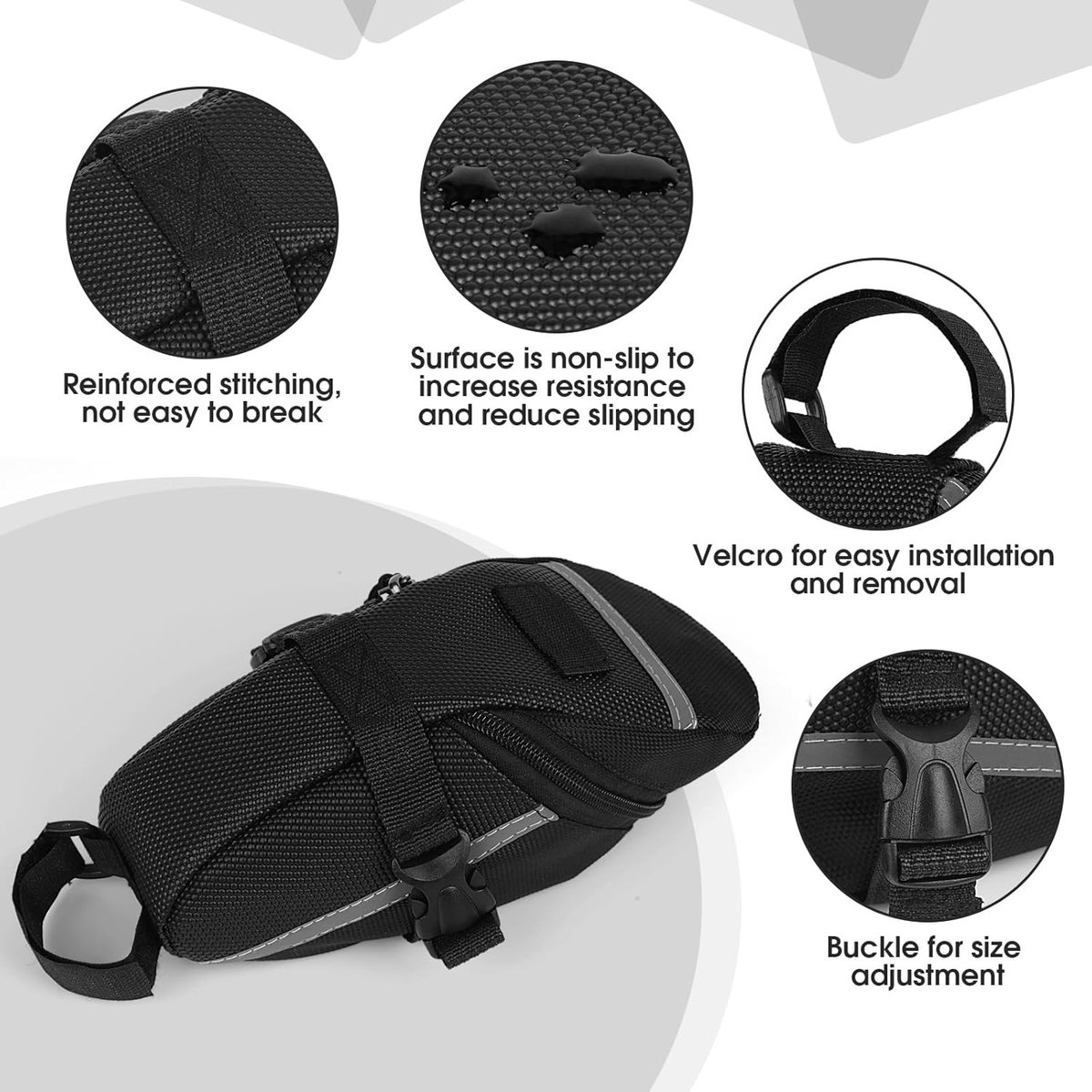 Bicycle panniers - Bicycle saddle bags - Waterproof bicycle panniers - Bicycle saddlebags - Panniers for outdoor bikes, mountain bikes, road bikes - Image 2