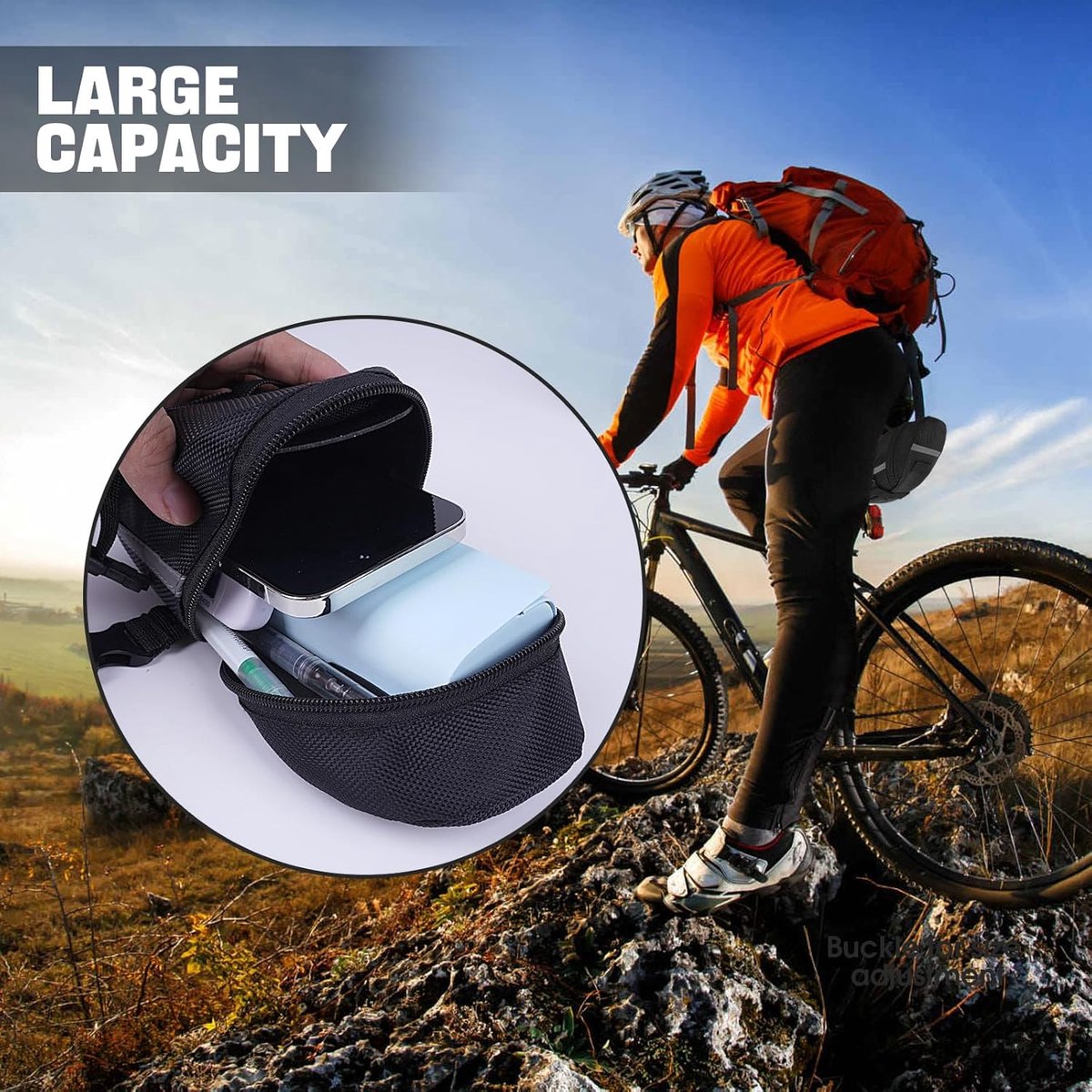 Bicycle panniers - Bicycle saddle bags - Waterproof bicycle panniers - Bicycle saddlebags - Panniers for outdoor bikes, mountain bikes, road bikes - Image 3