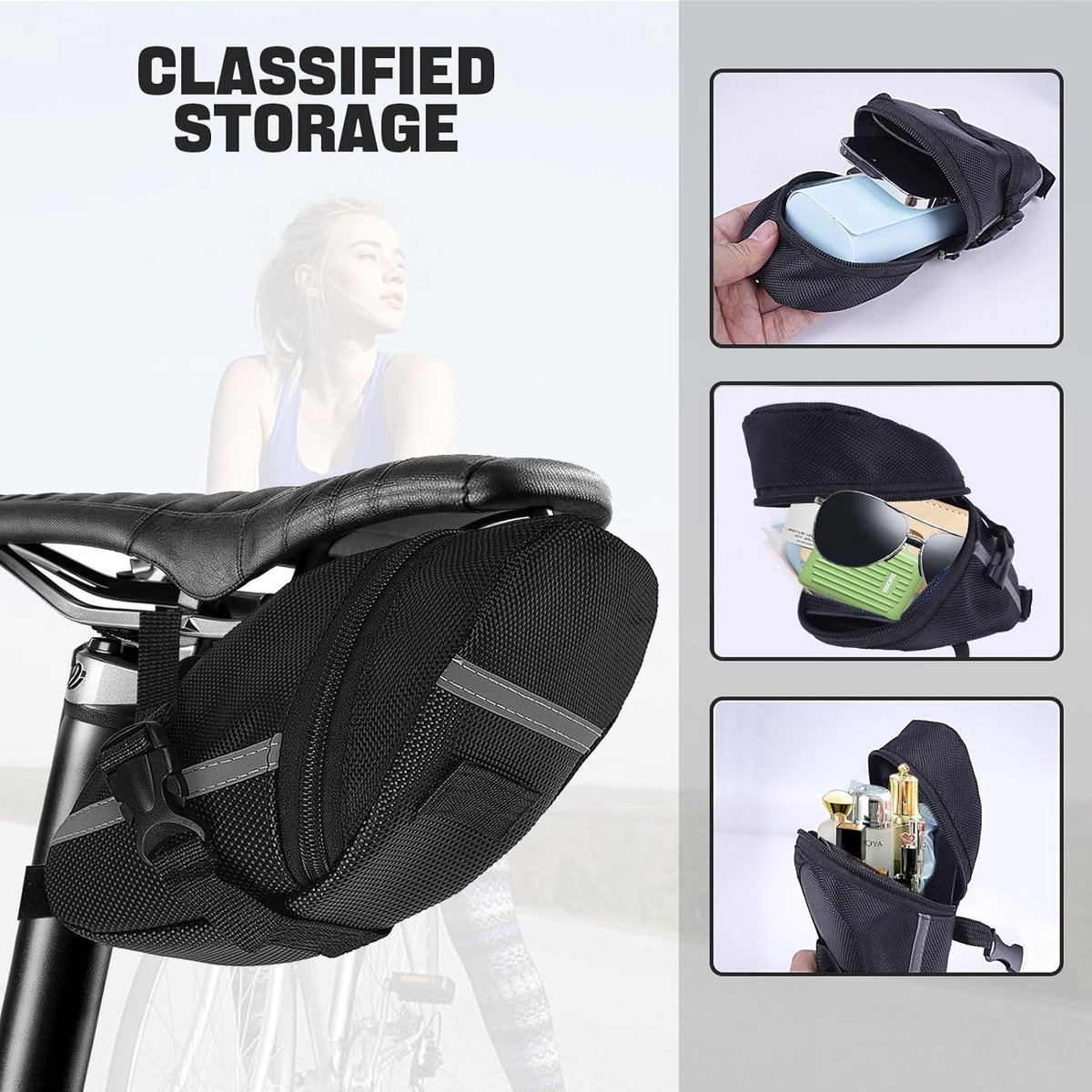 Bicycle panniers - Bicycle saddle bags - Waterproof bicycle panniers - Bicycle saddlebags - Panniers for outdoor bikes, mountain bikes, road bikes - Image 5