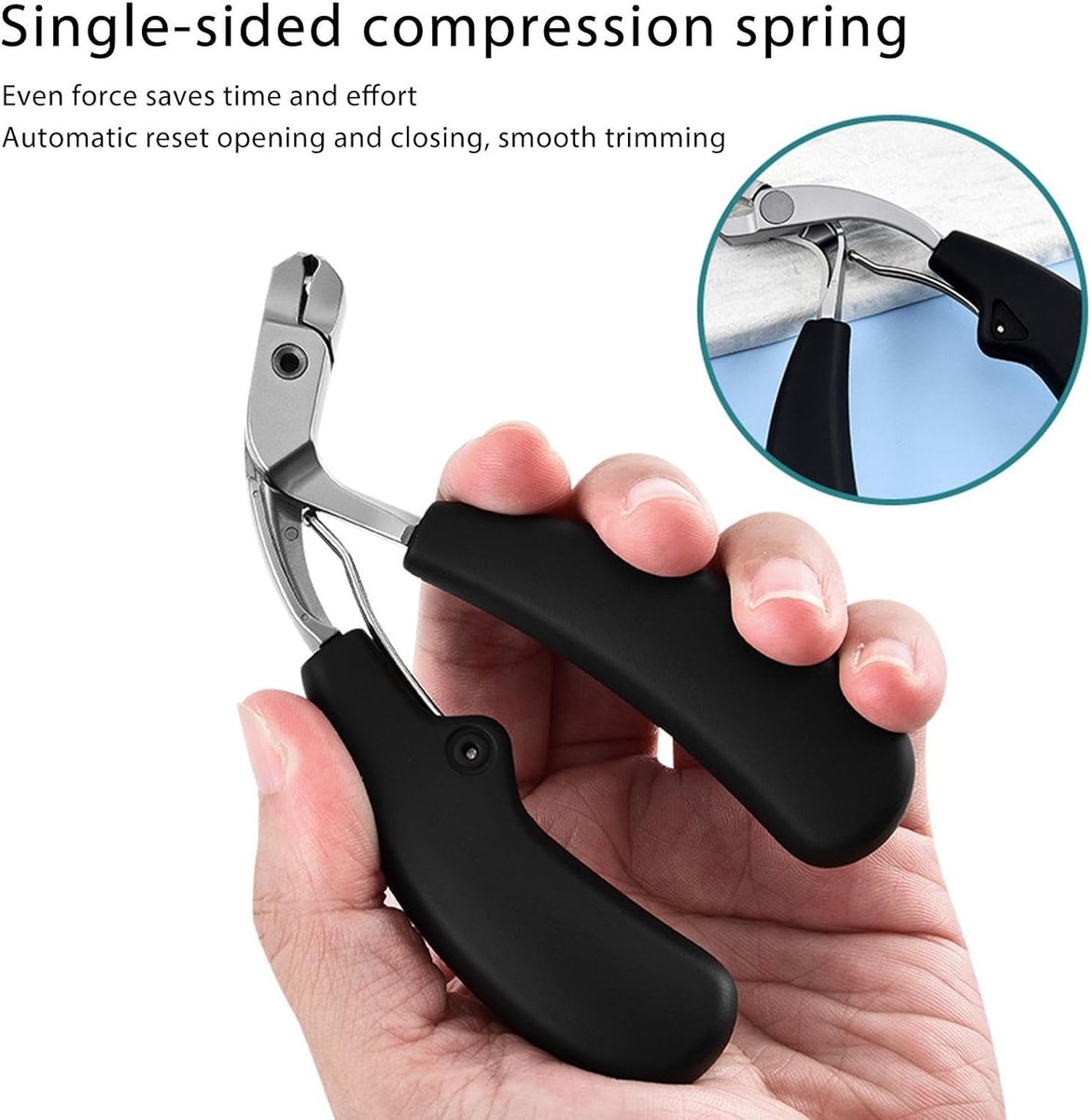 Nail Clippers - Nail Clippers for Seniors - Wide-Opening Angled Nail Clippers - Stainless Steel Nail Clippers - Premium Easy-Grip Nail Clippers - Christmas Gift - New Year's Gift - Nail Care for Seniors - Image 7