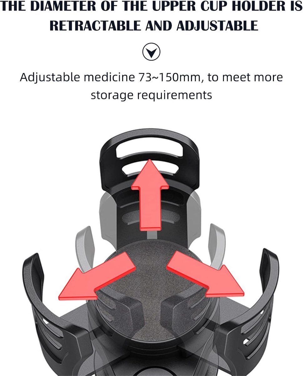 Universal 4-in-1 Car Organizer - Car Seat Organizer - Cup Holder - Drink Holder - Can and Bottle Holder - Car Accessories - High Quality - Coffee Holder - Foldable - Sturdy and Durable - Car Travel - Image 6