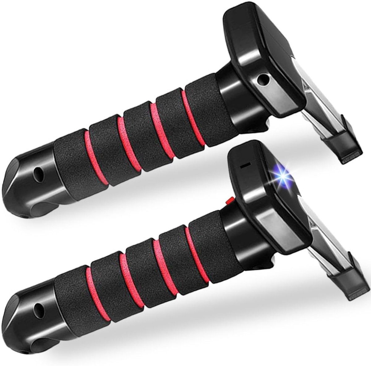Set of 2 multifunctional car door handles, as an aid for getting in and out of cars, making it easier for disabled people / the elderly / small children / pregnant women / injured people to get in and out of the car - Image 1