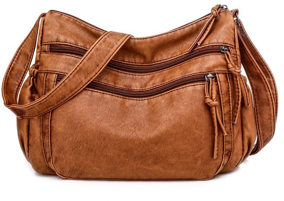 Handbags, small crossbody phone bag, mobile phone case, leather shoulder bag with wide strap - Image 1