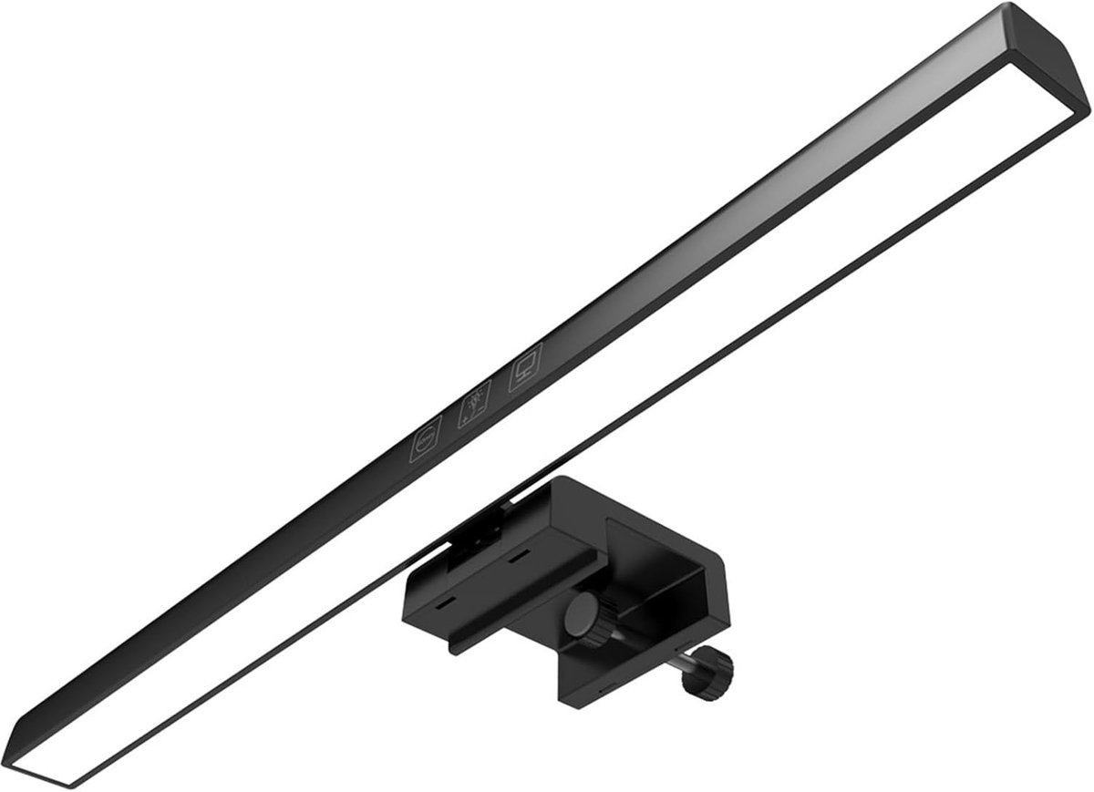 Clip-on desk lamp - 3 LED levels - Clip-on reading lamp - Black - Image 1