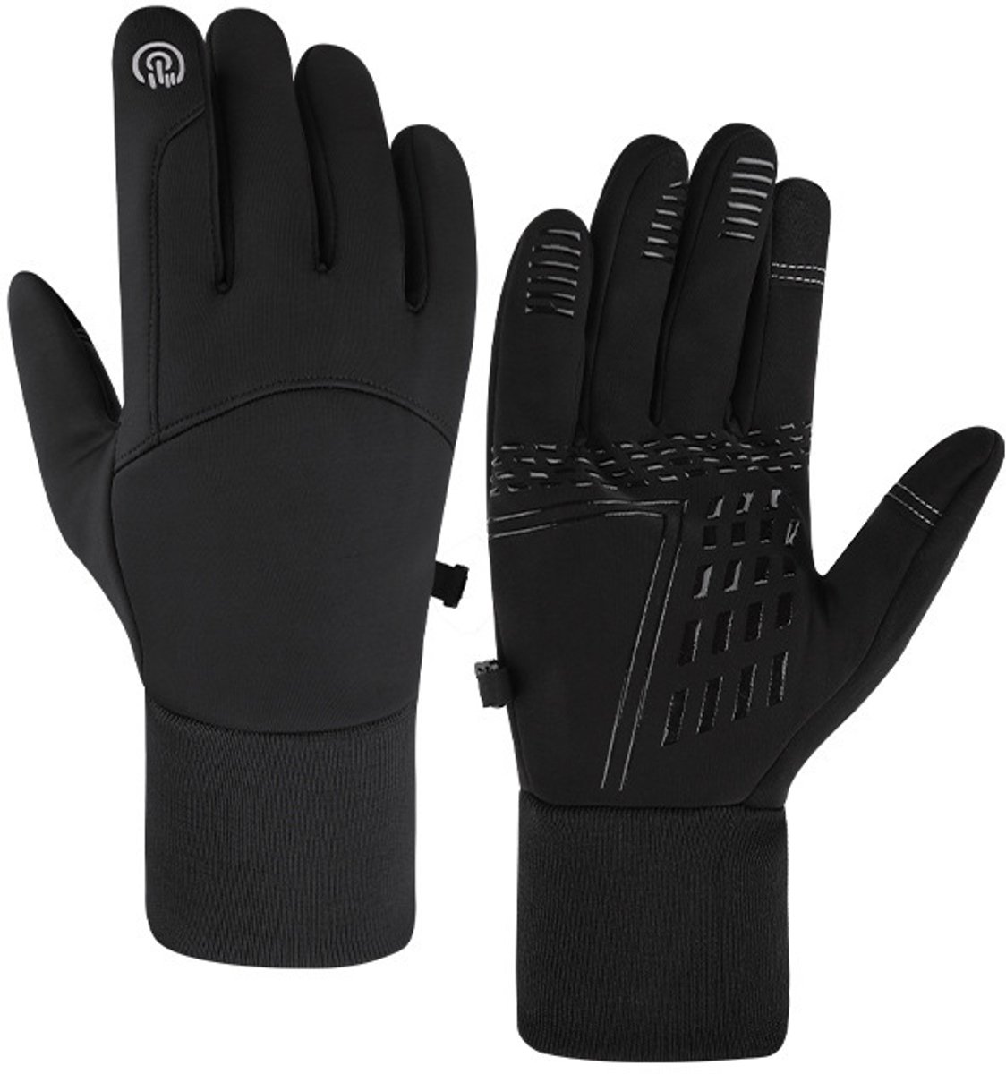 Gloves - Winter Gloves - Sports Gloves - Waterproof Gloves - Cycling Gloves - Touchscreen Gloves - Warm - Windproof - Waterproof and Non-Slip - Suitable for Men and Women - Outdoor Walking - Camping - Running - Cycling - Image 1
