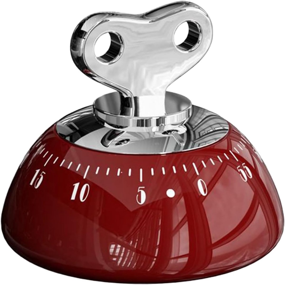 Educational Clock - High-Quality Educational Clock for Children - Kids Timer - Countdown Timer - Leather Time-Reading Clock - Educational Clock - Homework Helper - Educational Toys - Home Education - Red - Image 1