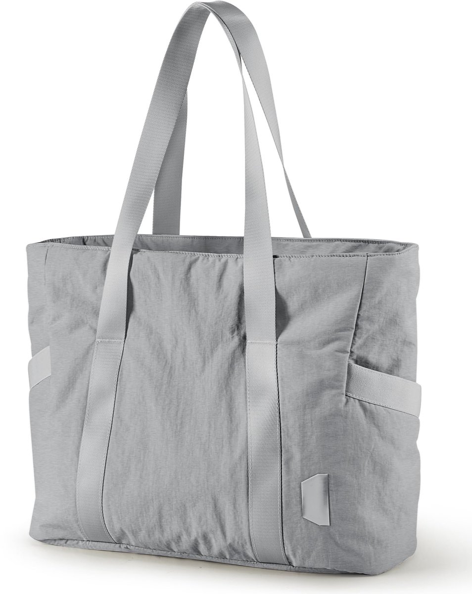 Women's Handbags - Women's Shoulder Bags - Women's Zippered Tote Bags - Large Shoulder Bags - Crossbody Bags - Women's Bags - Beach Bags - Yoga/Fitness/Travel Bags - Grijs - Image 1
