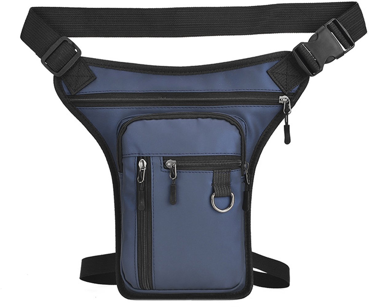 Waterproof Outdoor Waist and Leg Bag with Adjustable Straps for Men and Women - Blauw - Image 1