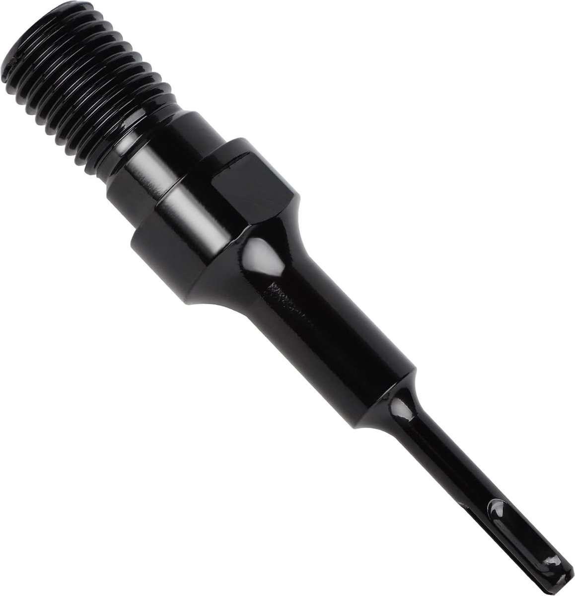 Chisel - Drill Bit Set - SDS Plus Adapter - Chisels - Drill - Steel - Black - Drill Connecting Rod - Baby Clothes Accessories for Electric Drills - 1 1/4 inch UNC to SDS Plus - Image 1