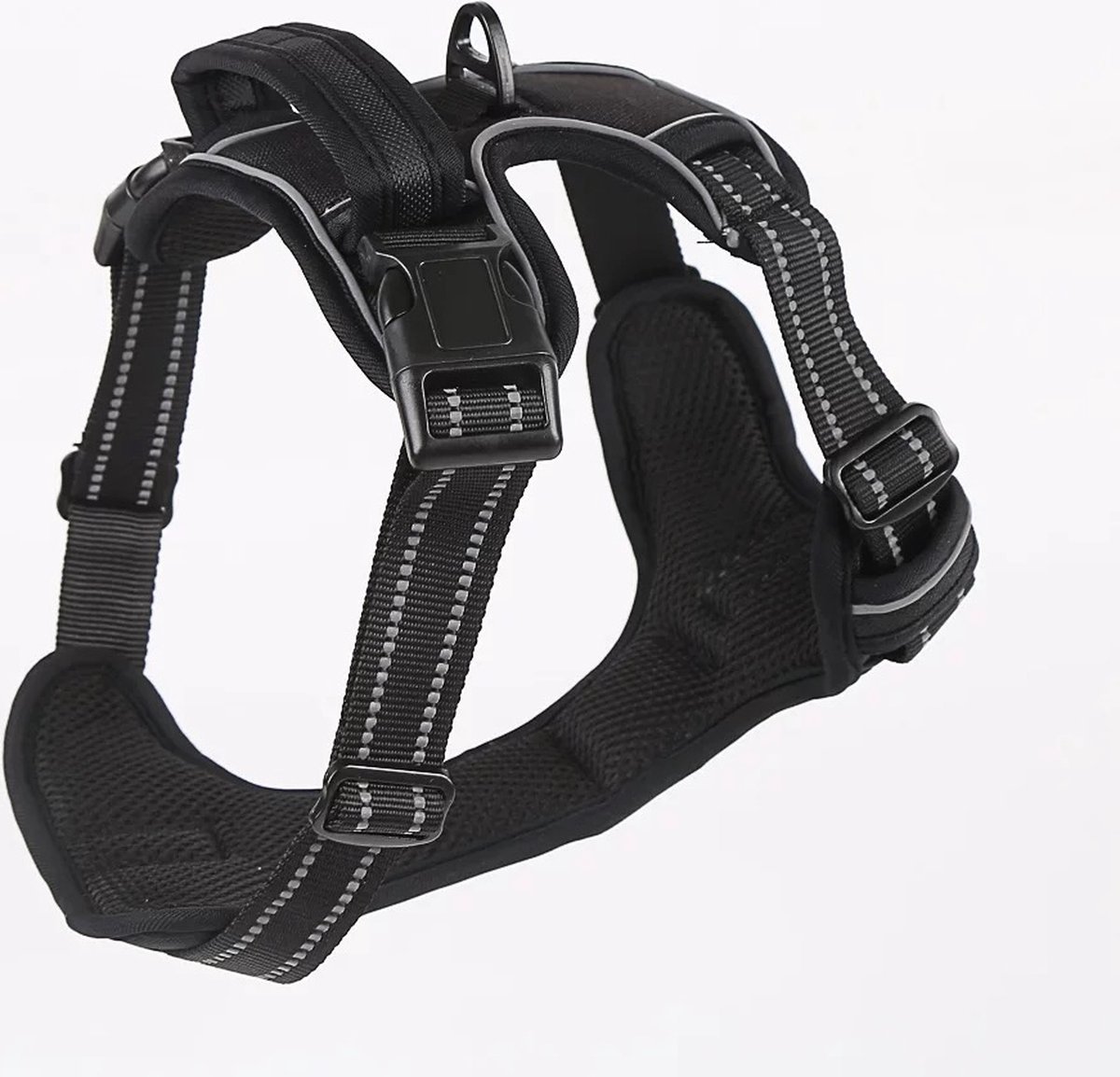 Nixnix - Dog Harness - Size L - Anti-Trek Harness - Dog Harness - Y-Shaped Dog Harness - Reflective - Black - Image 2