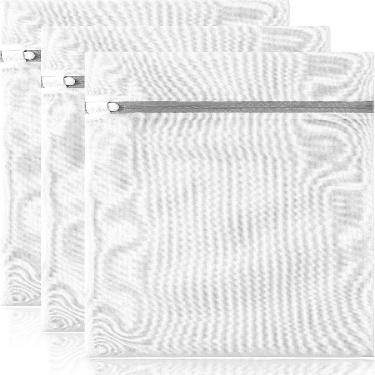 Set of 3 Mesh Laundry Bags - Large Bags - Delicate Clothes - Perfect for Washing Machines - Jackets - Jeans - 60 x 60 cm - Household Accessory - Image 1