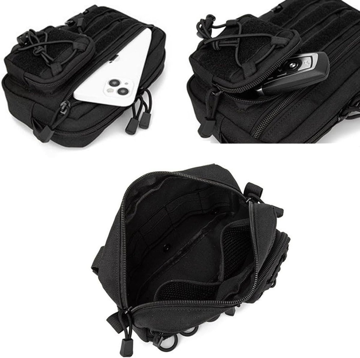Bike bag - Fanny pack - Organizer - Pouch - Ultralight storage box - Waterproof Oxford Ripstop - Perfect for hiking, cycling, and survival gear - Image 4