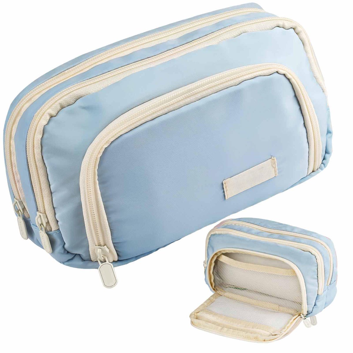 Pencil Case - Pencil Case - Adults - Boys and Girls - School Pencil Case - Blue - Image 1