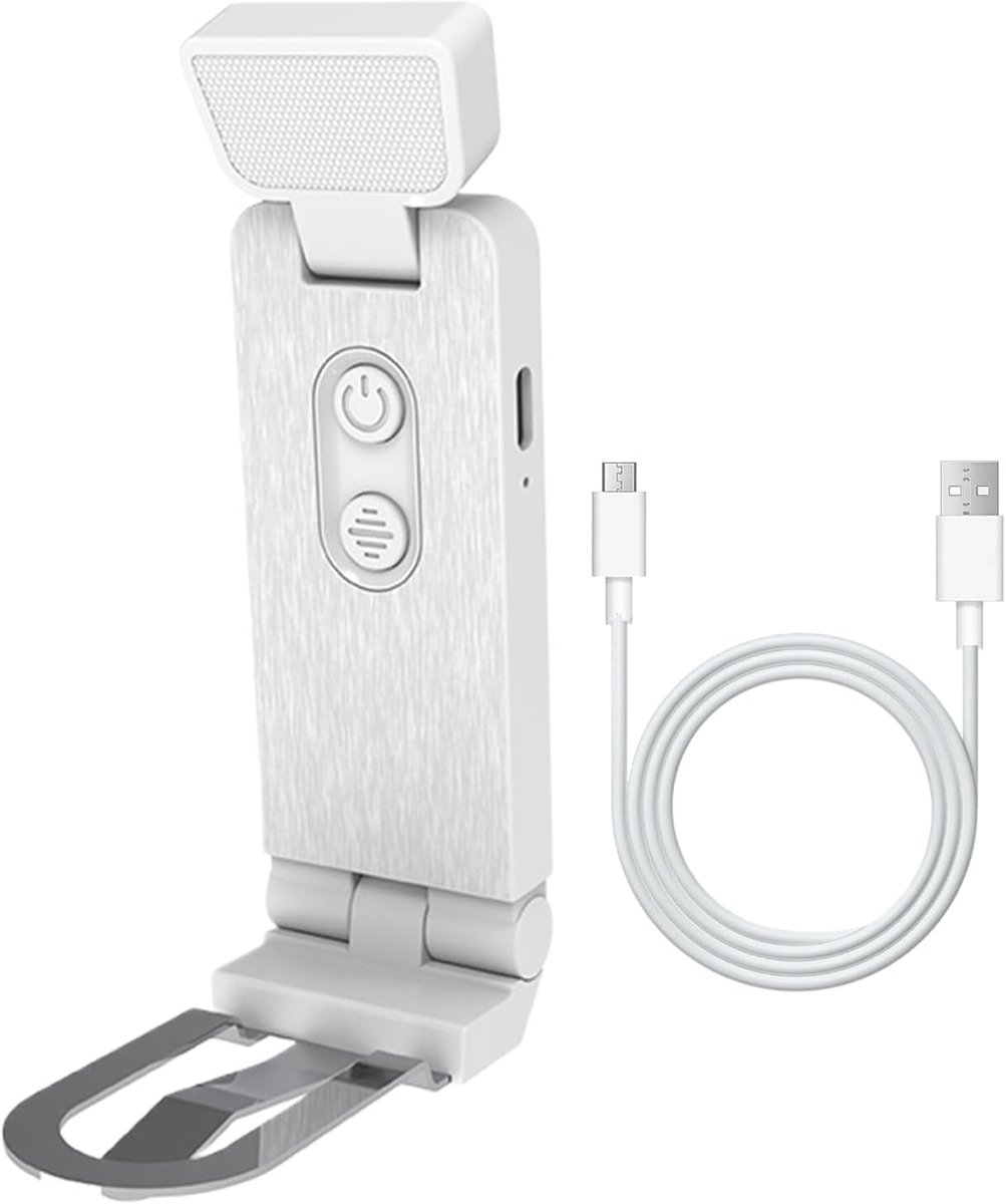 Reading Lamp - Book Lamp with Clip - 6 Lighting Levels - Bedtime Use - Adjustable Intensity - Reading Lamps - USB-C Rechargeable - With - Image 1