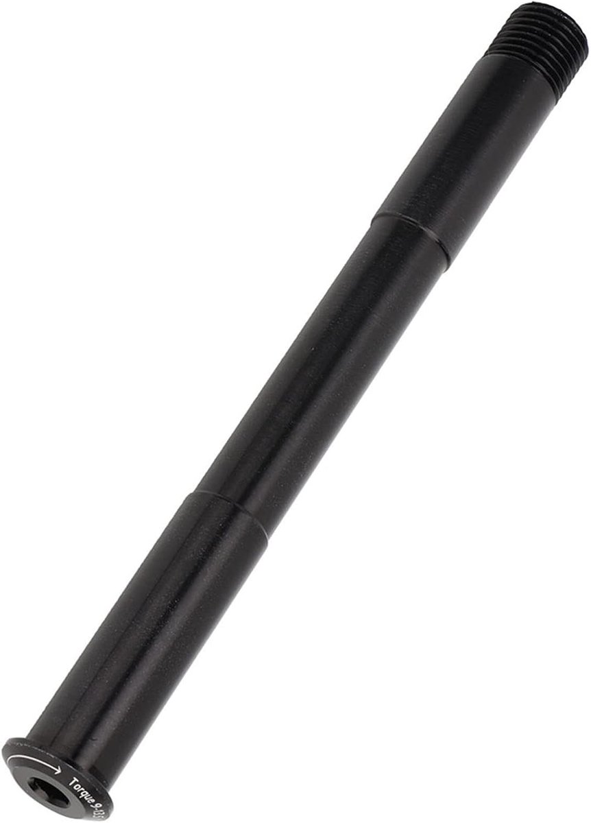 Bicycle - Thru-axle - Fork lockout lever - Aluminum alloy - Thru-axle - Quick-release bicycle front hub, fork, seatpost thru-axle, Boost fork axle - 110 x 15 mm - Black - Image 1