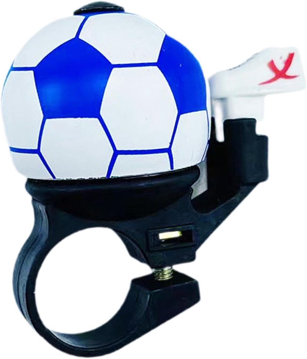 Bicycle bell - Blue football bicycle bell - Football bicycle bell - Bicycle horn - Children's bicycle bell - Bicycle horn - Blue - Image 1