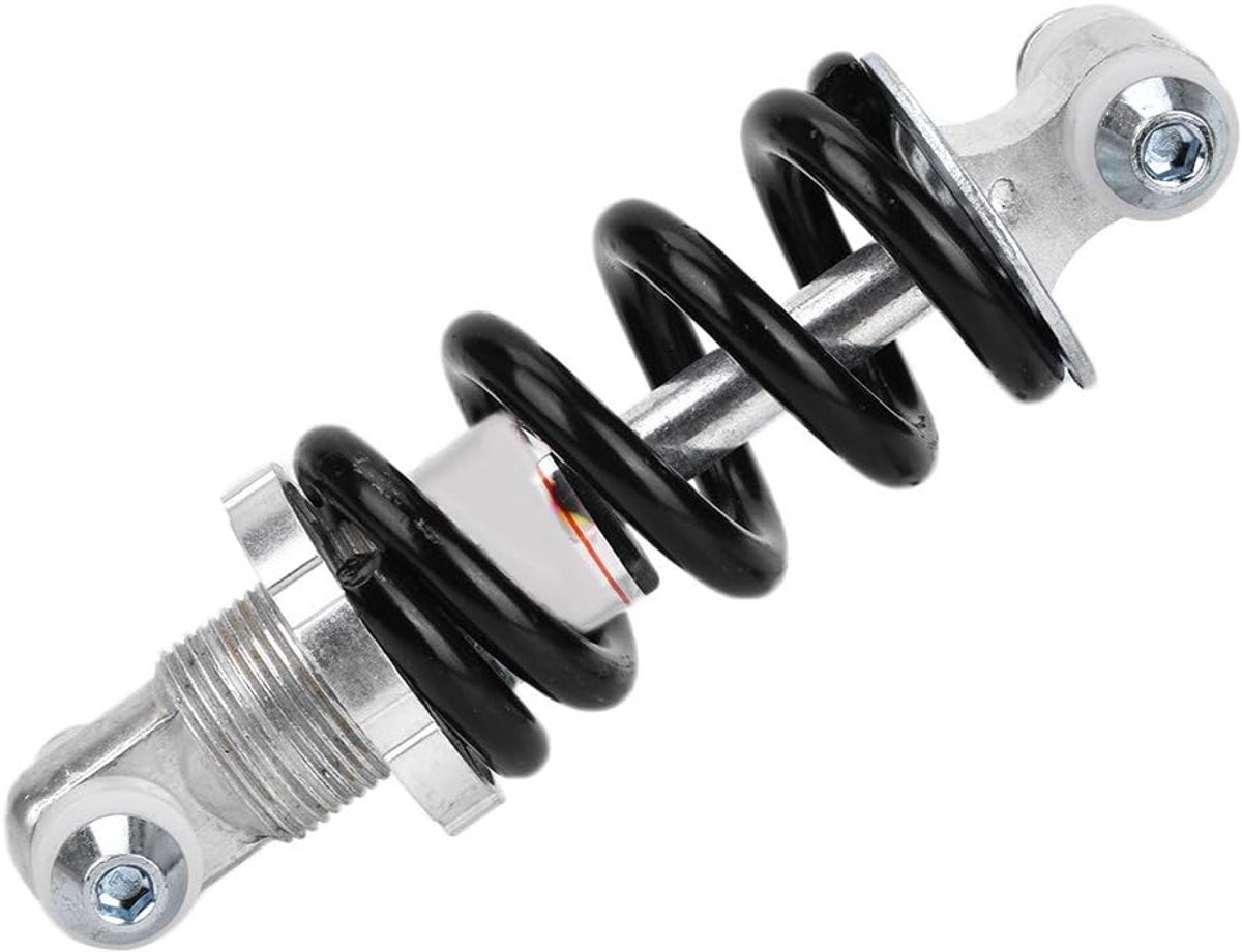 Bicycle shock absorber - Rear bicycle spring shock absorber - Metal - Mountain bike rear suspension shock absorber - Spring shock absorber - Bicycle parts - 1200 lbs - Image 1