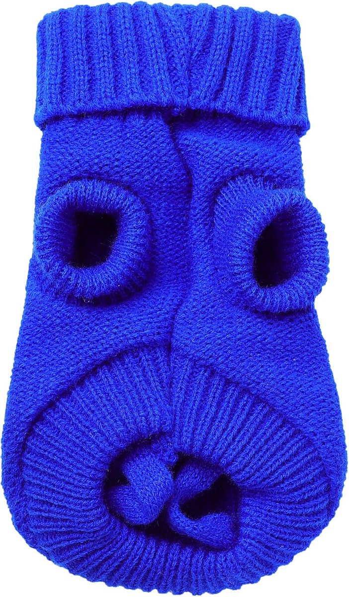 Dog Coat - Dog Sweater - Small Dog Sweater - Warm Dog Coat - Warm Puppy Sweater - Thick Knit Winter Sweater - Soft Roll Neck Sweater - Perfect for Small Dogs and Puppies - Christmas - XL - Image 1