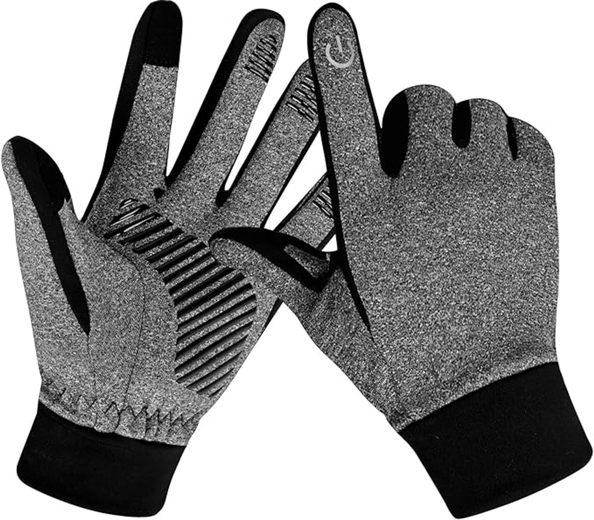 Gloves - Cycling Gloves - Gloves - Windproof and Warm - Cycling Gloves - Winter Gloves for Women and Men - Suitable for Cycling - Jogging - Mountain Biking - Golf - Walking - Football - Running - Women's - Men's - Children's - Image 1