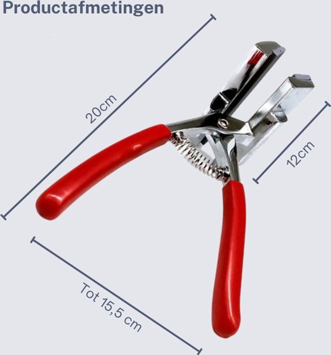Canvas clamp - Canvas clamp - Canvas clamp - 12 cm wide jaws - Metal canvas clamp - Clamp for stretching oil paintings - Image 2