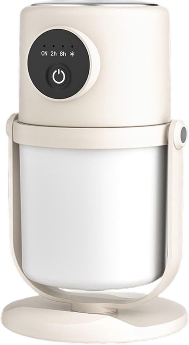 Humidifiers - Bedroom Humidifier - Cool Mist Humidifier - 280ml USB Desktop Humidifier with Night Light for Bedroom - Quiet Operation - Automatic Shut-Off - Timer - Image 1