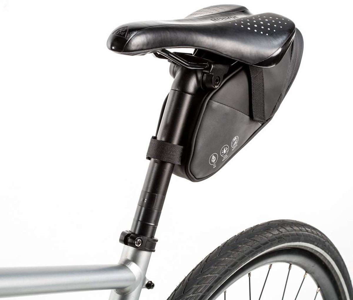 Bicycle saddle bag - Bicycle panniers - Bicycle panniers for e-bikes - Universal bicycle pannier - Road bike - Mountain bike - Bag - Black - Image 4