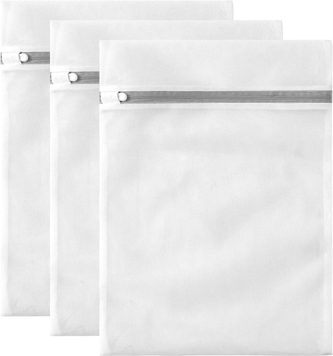Set of 3 Mesh Laundry Bags - Laundry Nets - Groot Laundry Net - Durable Bags - Delicate Clothes - Perfect for the Washing Machine - Jackets - Jeans - 30 x 40 cm - Household Accessory - Image 1