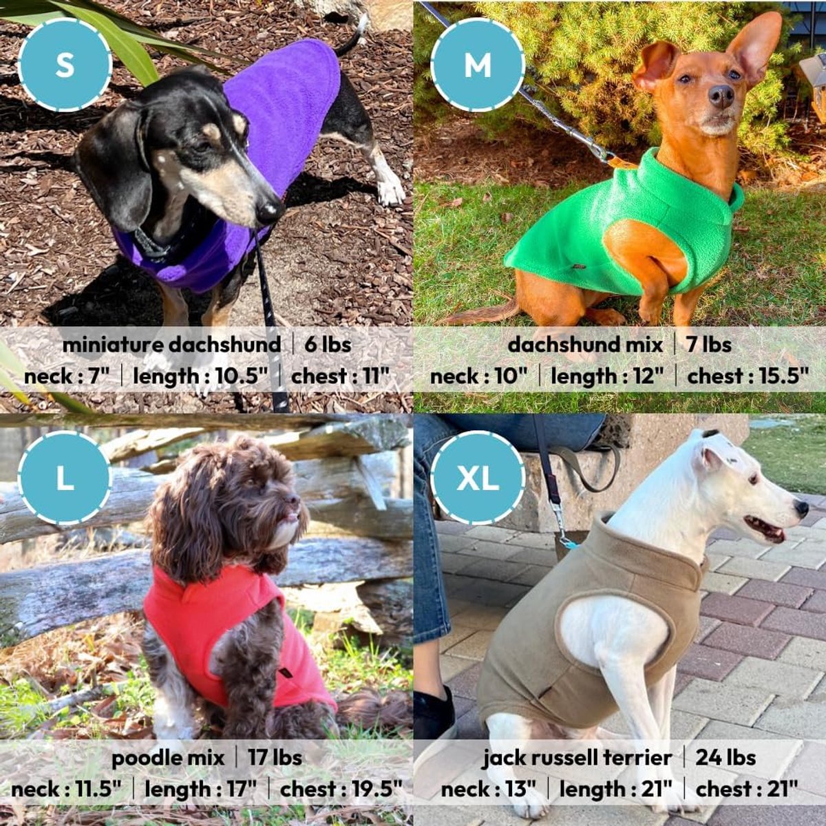 Dog Coat - Fleece Dog Vest - Winter Dog Sweater - Warm Dog Coat - Leash with O-Ring - Perfect for Small and Medium Dogs - Red - Size S - Image 2