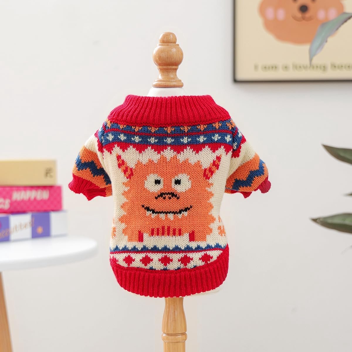 Dog Coat - Dog Sweater - Sweater for Small Dogs - Dog Sweater - Winter Knitted Sweater - Warm and Lightweight Cat Sweater - Perfect for Chihuahuas - Holidays - Christmas Decorations - Christmas - Size L - Image 2